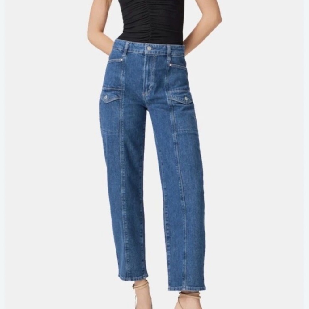 PAIGE designer barrel cargo jeans NEW with tags